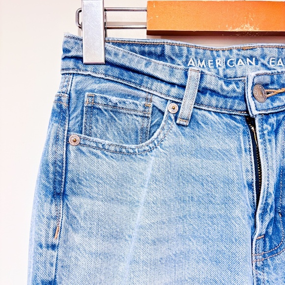 AMERICAN EAGLE Light blue cropped jeans - Picture 6 of 10